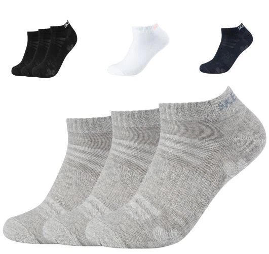 3-18 Paar Herren Damen Skechers Sneaker Quarter Socken Strümpfe Größe 35-46