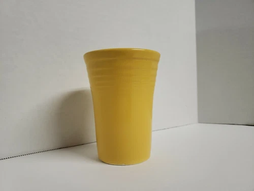 Vintage Fiestaware Original Yellow Water Tumbler Water Juice Cup 