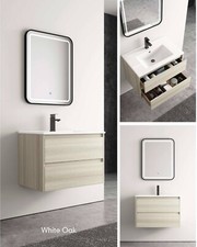 Floating Plywood Bathroom Vanity 30" Without Sink Free Shipping Assembled