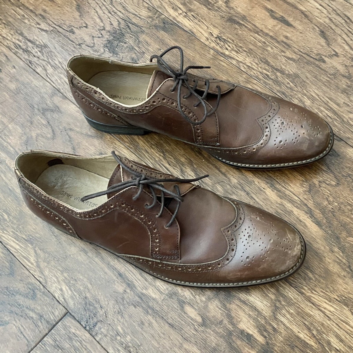 John Varvatos Wing Tip Oxfords Men