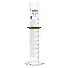 Eisco Labs 500mL Graduated Cylinder, ASTM, Class A - Borosilicate Glass
