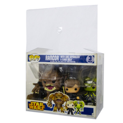 PopShield Protector for Funko Jabba The Hutt, Slave Leia, & Salacious B. Crumb