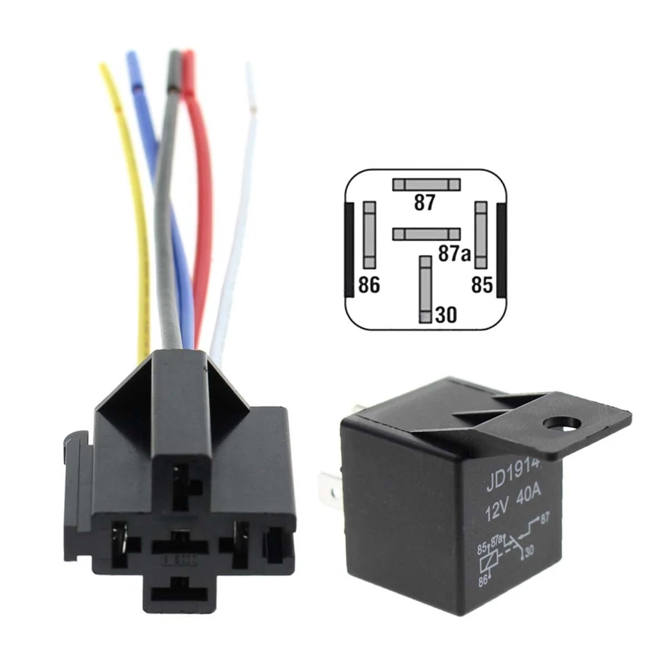 Interruptor de relé de arranque con enchufe para 1980-1993 Big Twin y Sportster 31506-79B Foto 2 de 4