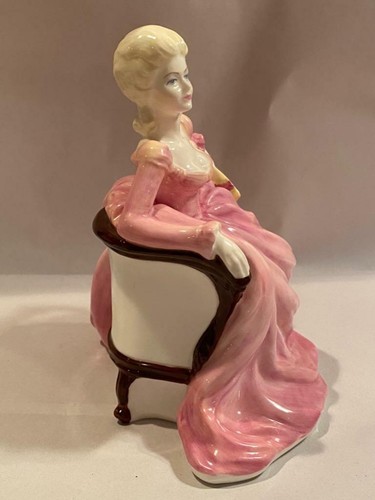 Coalport Ladies of Fashion Polly Figurine Bone China Woman in Pink Dress - Picture 3 of 7
