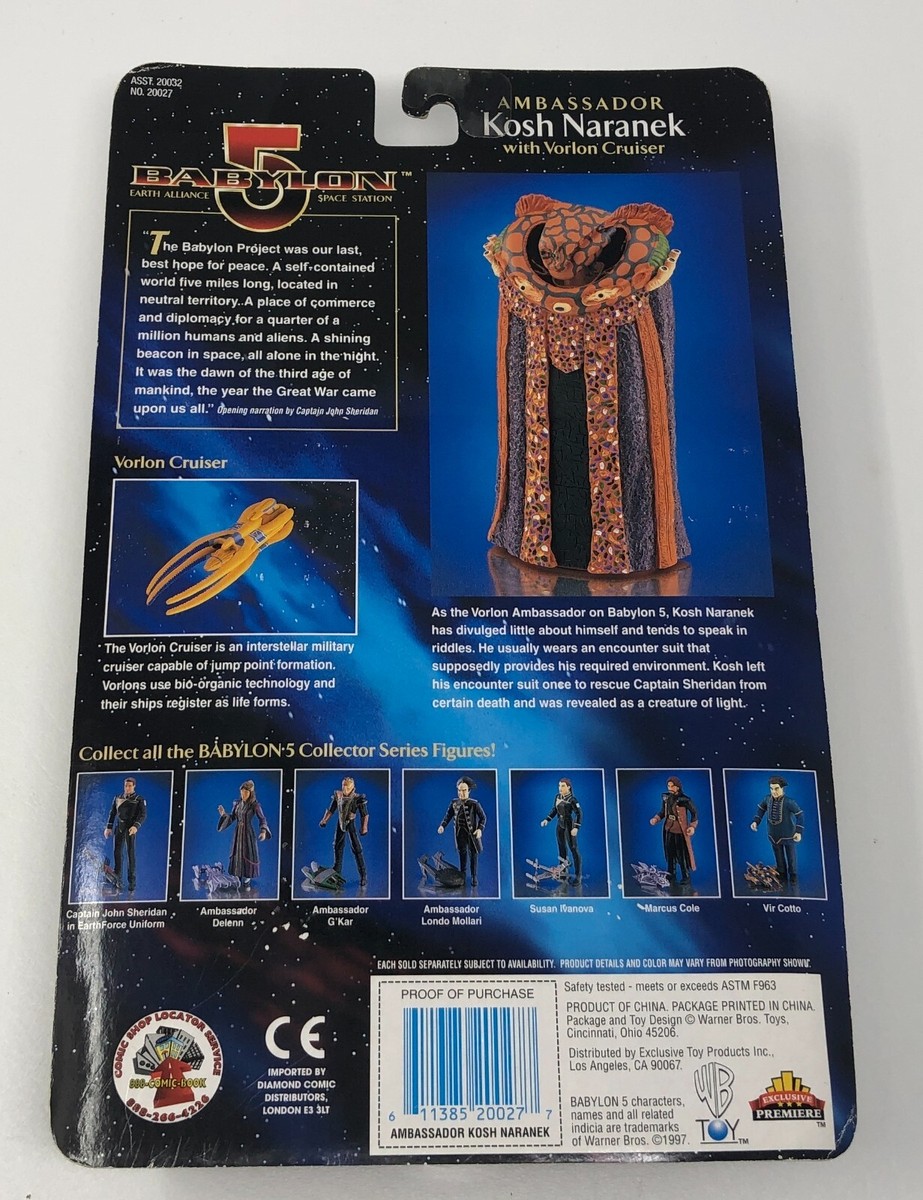 Babylon 5: Ambassador Kosh Naranek (w/ Vorlon Cruiser) Action