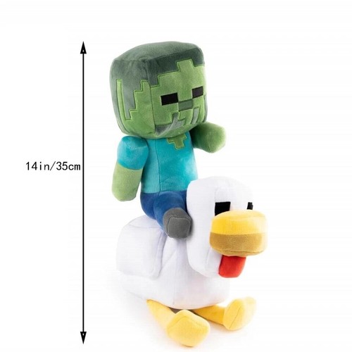 Minecraft Movie - 14" Chicken Jockey Plush Pillow Toy Stuffed Animal - Picture 6 of 6