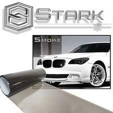 12"x48" Gloss Light Black Smoke Headlights Taillight Fog Lights Vinyl Film (U)