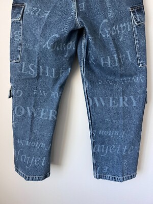 Martine Rose x Supreme Denim Cargo Pants - Size 32 - Washed