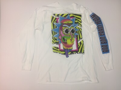 Rick and Morty T Shirt White Long 
