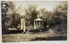 Antique 1900s RPPC Postcard Scene in Stewart Park Le Sueur, MN