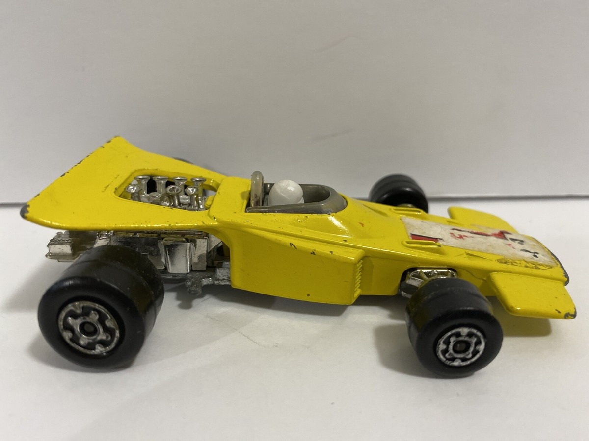 Vintage 1971 Lensey Matchbox Speed Kings THUNDERCLAP Yellow # K-34