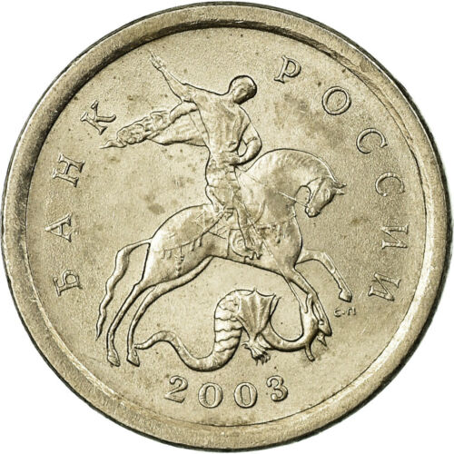 [#676367] Münze, Russland, Kopek, 2003, Saint-Petersburg, S+, Copper-Nickel Plat - Bild 1 von 2