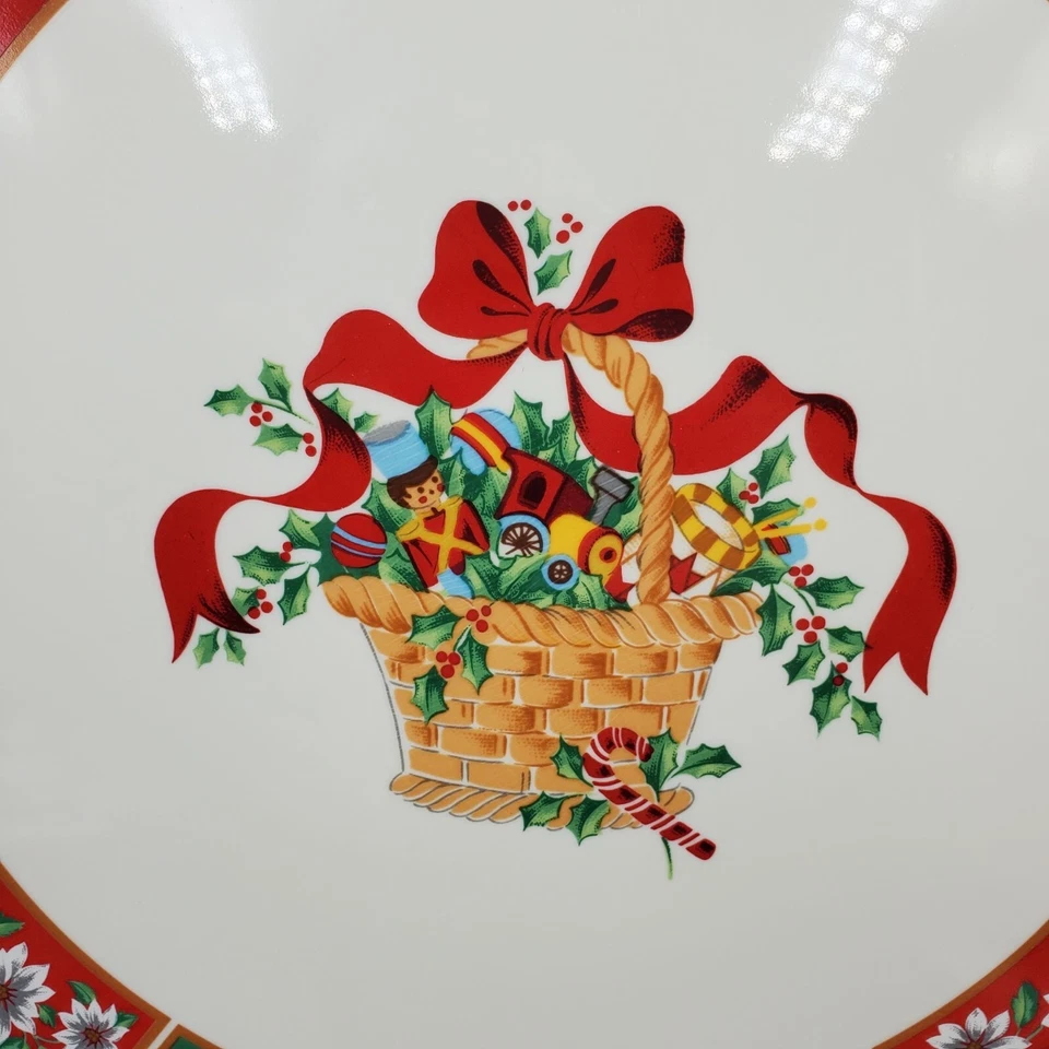 Charlton Hall Kobe Plato de Pastel de Navidad Azúcar Cuenco Crema Pastel Servidor Foto 3 de 4