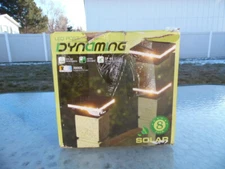 Dynaming 3000K Warm White LED Post Lites 8 Pack Black For 4" & 6" Posts 3807