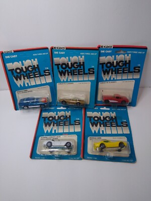 Kidco Tough Wheels Die Cast Corvette Lot Of 5 from 1979 all sealed