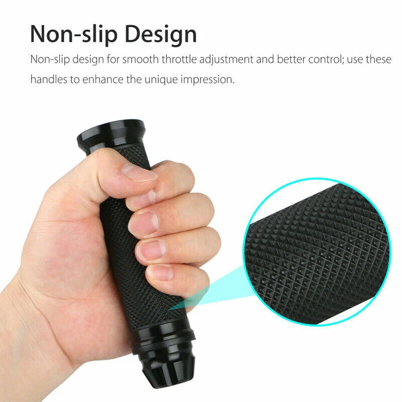 Motorcycle 7/8" Hand Grip Handlebar Gel For Yamaha YZF R6 R1 Suzuki Honda CBR600 - Image 3 of 4