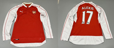 Arsenal home shirt jersey 2015-2016 puma Size S #17 Alexis