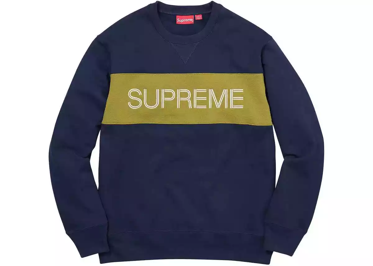 Supreme シュプリーム Zig Zag Crewneck