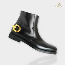 Salvatore Ferragamo Bankley Gancini Stiefel S...
