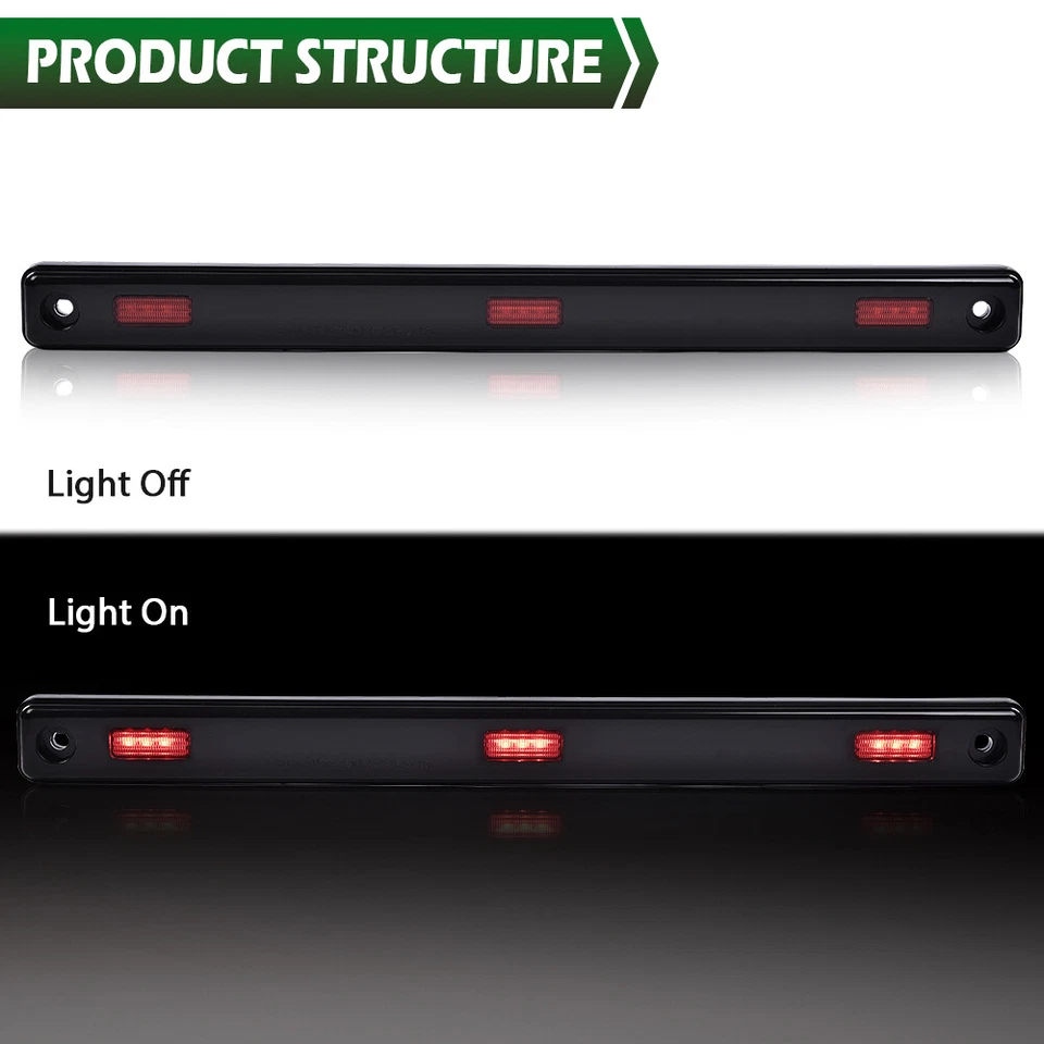 Luz marcadora trasera LED Super Duty apta para Ford F250 F350 F450 F550 2017-2022 Foto 3 de 4