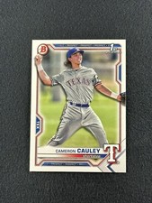 2021 Bowman Draft Cameron Cauley 1st Bowman #BD-192 Texas Rangers