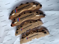 Bmw Gold M Performance Brake Caliper Covers 120d 320d 420d 5 6 X1 X2 X3 G30