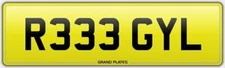 REGGY REGGIE REG NUMBER PLATE R333 GYL CAR REGISTRATION NO ADDED FEES REGINALD