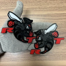 Hornet Badges Emblem Bee Swole Red Eye Gloves Letters White Wings Fender