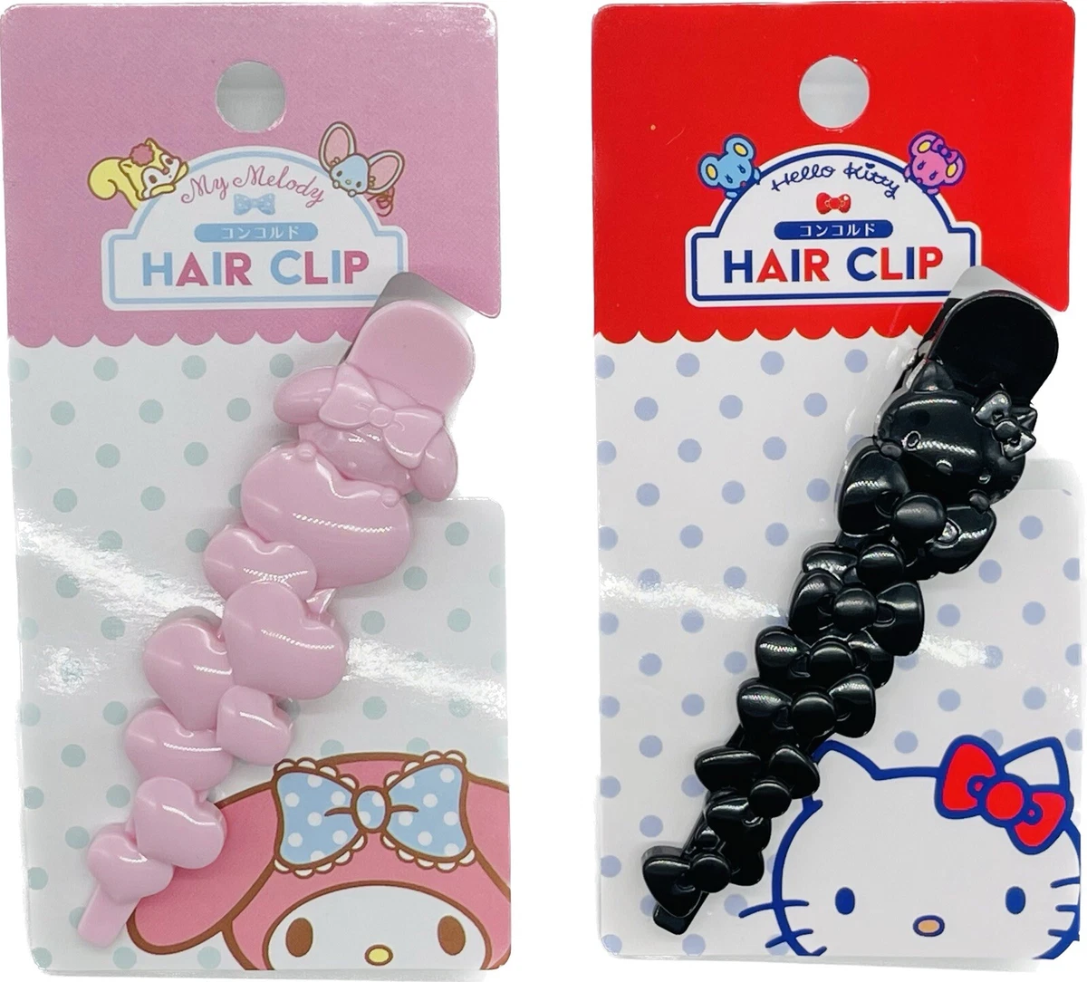 Hello Kitty Sanrio Hair Clip Accessories Clipper DAISO From Japan