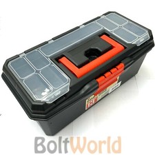 13" 16" 19" 22" HEAVY DUTY MAESTRO PLASTIC TOOL BOX CHEST STORAGE BAG CASE TRAY