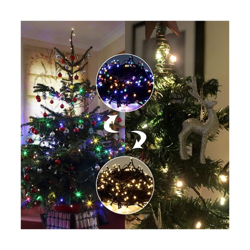 Twinkle Star Christmas String Lights, 66ft 200 LED Color Changing Tree Light ... - Bild 2 von 6