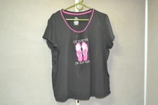 Secret Treasures womens top size 3X "Life is better in flip flops"