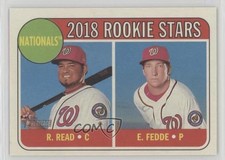 2018 Topps Heritage Rookie Stars Flip Stock /5 Raudy Read Erick Fedde #135 1p5