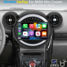 Carplay Autoradio Android 15 GPS Navi Für BMW Mini Cooper Countryman R60 2010-16