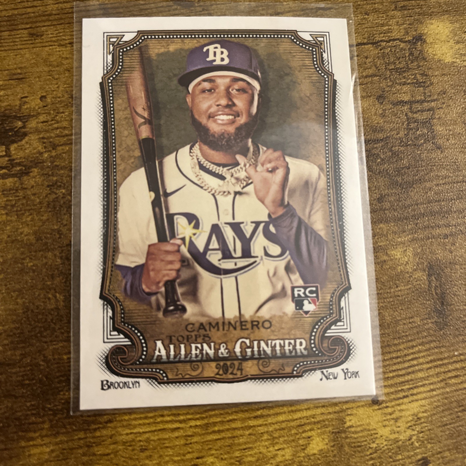 2024 Topps Allen & Ginter - Chrome Junior Caminero #92 Refractor (RC)