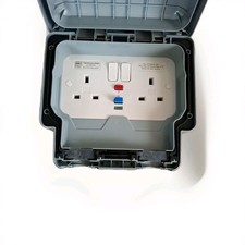 MK K56231GRY Masterseal Plus 2G 13A RCD SOCKET  IP66.