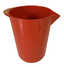 Vintage Rosti Denmark 1 Liter Tomato Red Pitcher Melamine Danish-Modern MCM