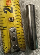 8 mm Craftsman USA 8mm Deep Well Socket 6 Pt 1/4" Dr Inverted G2 44405 vtg