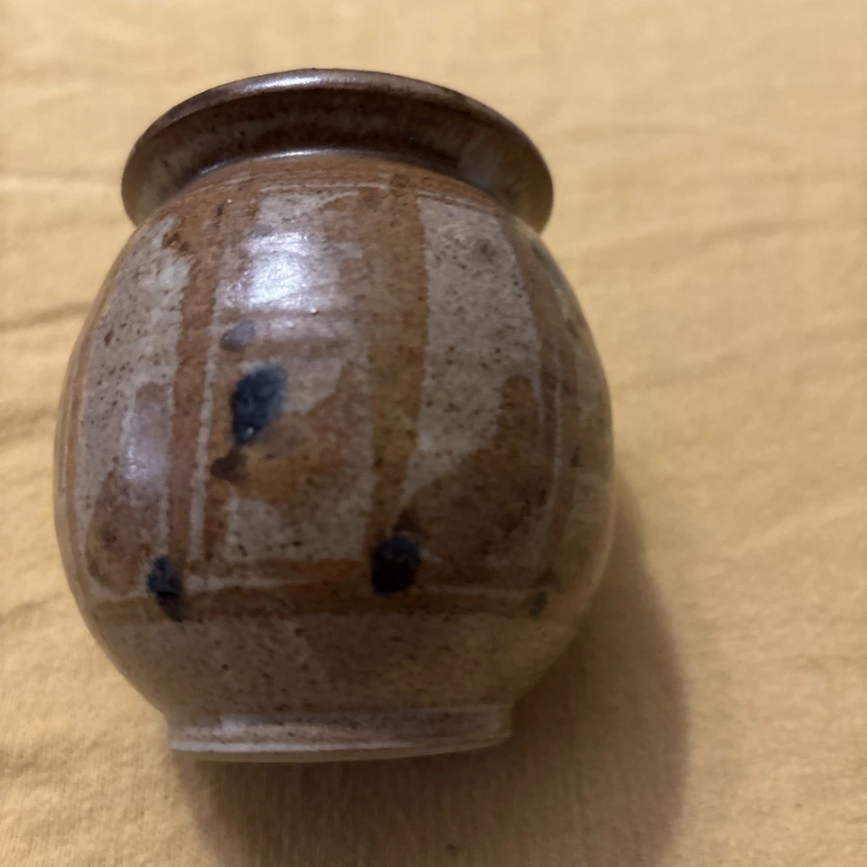 Vase Keramik Ton Vintage Mittelalterliches Deko Stück Rarität Sammlerstück Braun - Bild 3 von 4