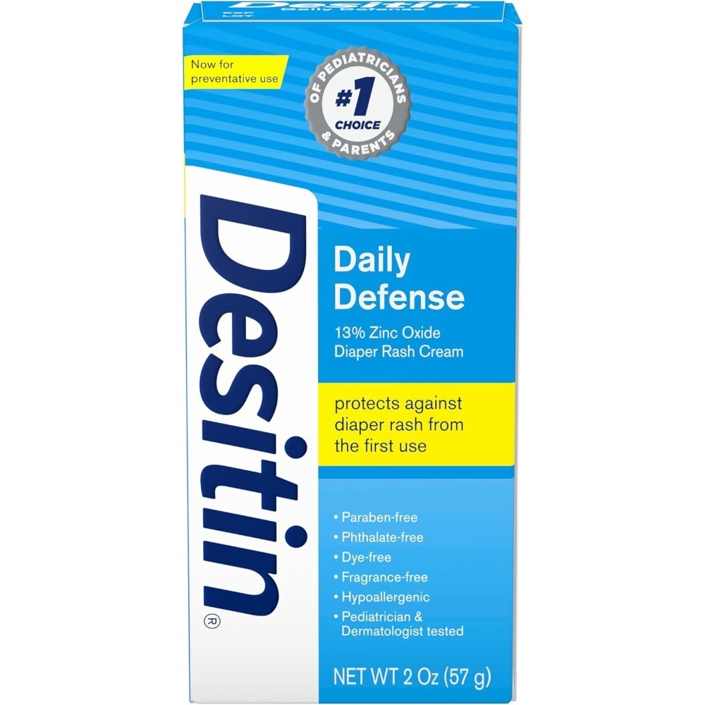 Rash Cream With 13% Zinc Oxide, Hypoallergenic Barrier