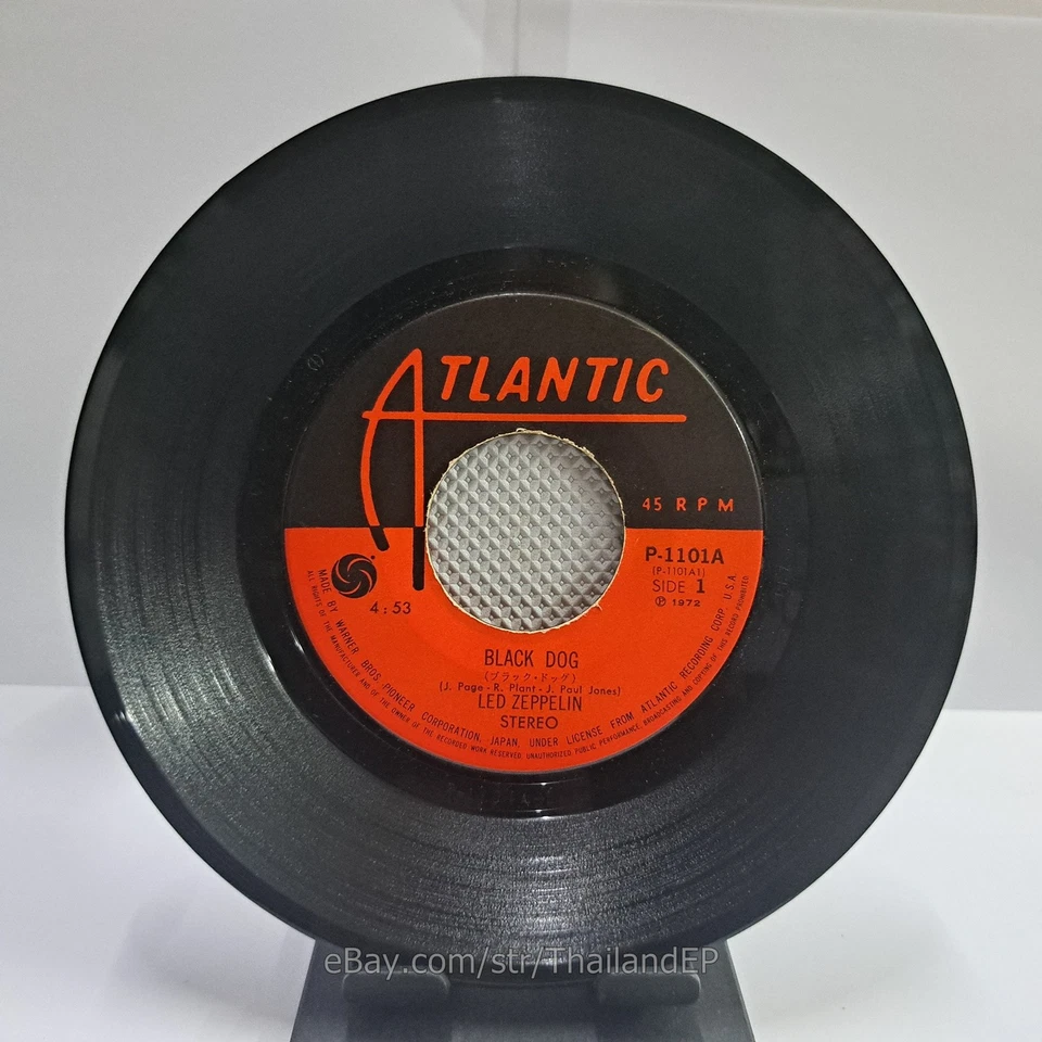 LED ZEPPELIN /BLACK DOG /MISTY MOUNTAIN HOP / JAPAN EP 45 - Image 3 of 4