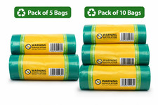 Garden Refuse Bags Sacks Heavy Duty Rubbish Garden Waste Bin 80L Extra Thick Bag