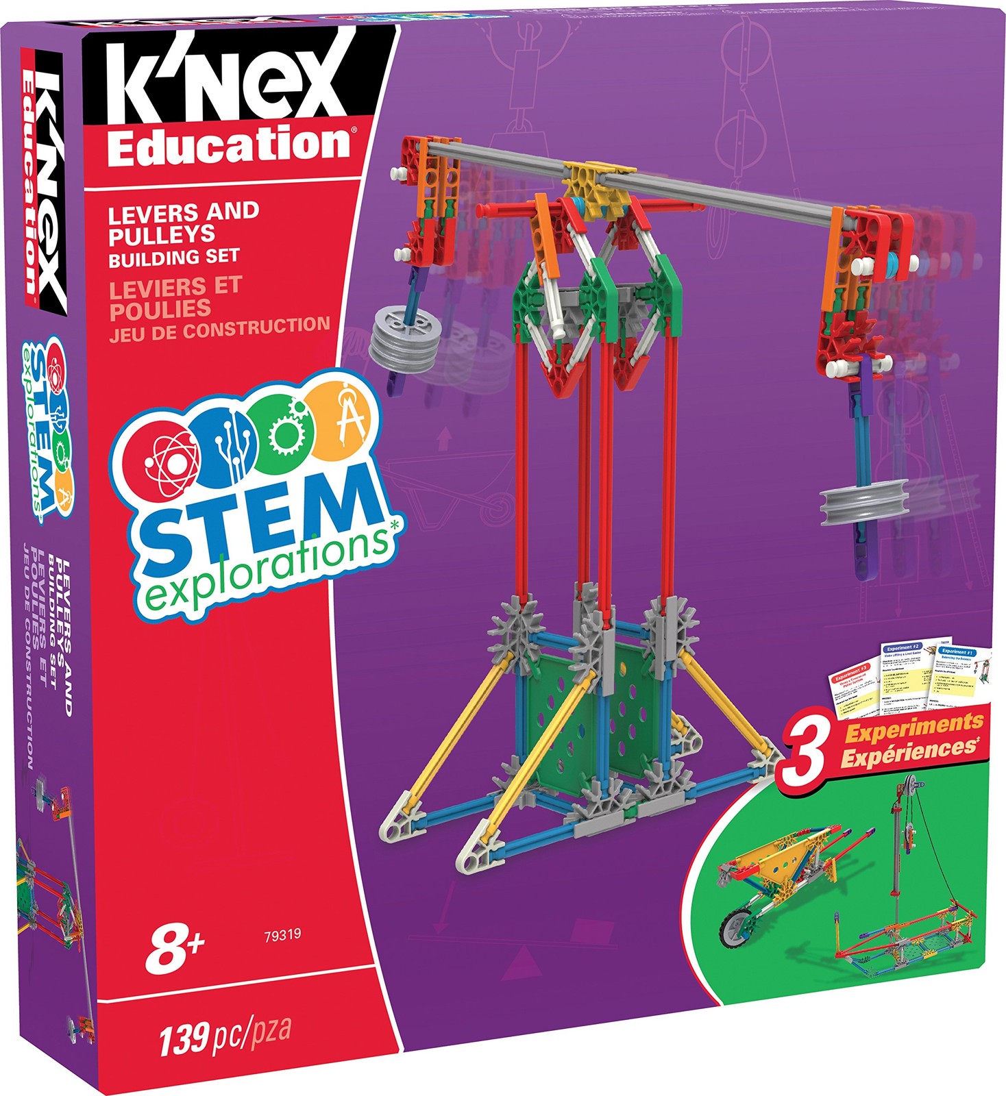 KNEX Bildung Basic Fun 79319 Konstruktionsspielzeug mit 139 Teilen und wisse 4190₽