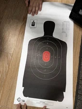 Paper Target The National Target Co. Fredrick MD NRA B-34RC 24x14 50 PCs