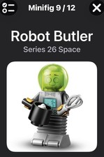 LEGO MINIFIGURES: Series 26 Space 71046 Robot Butler sealed .