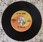 1964 The Beatles - All My Loveing & This Boy - Capatol Records - 45 Record 72144