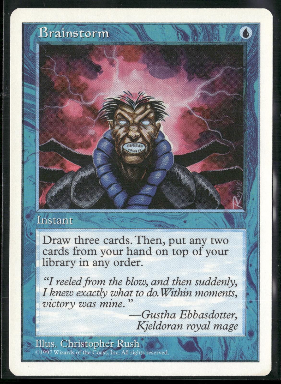 Brainstorm Common Fifth Edition Magic: The Gathering Near Mint
