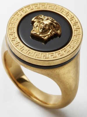 Authentic Men Versace Medusa Head Ring Size 21 US 9.5-10