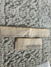 Newspaper Vintage small clippings year 1921 Aug. 3 โฆBabe Ruth Homer No Reserve!