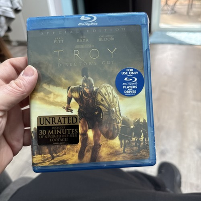 #ad Troy Blu ray 2004 $15.00